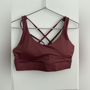 Zyia Fig Vibration LNT Strappy Sports Bra - Removable Pads